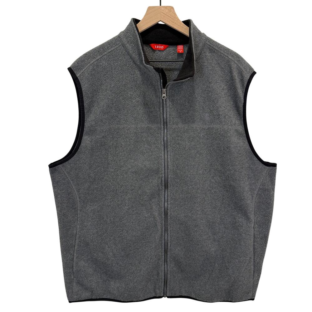 IZOD Fleece Vest Men’s XL Grey